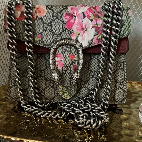 Gucci GG Canvas Floral Crossbody Bag - Picture 1 of 1